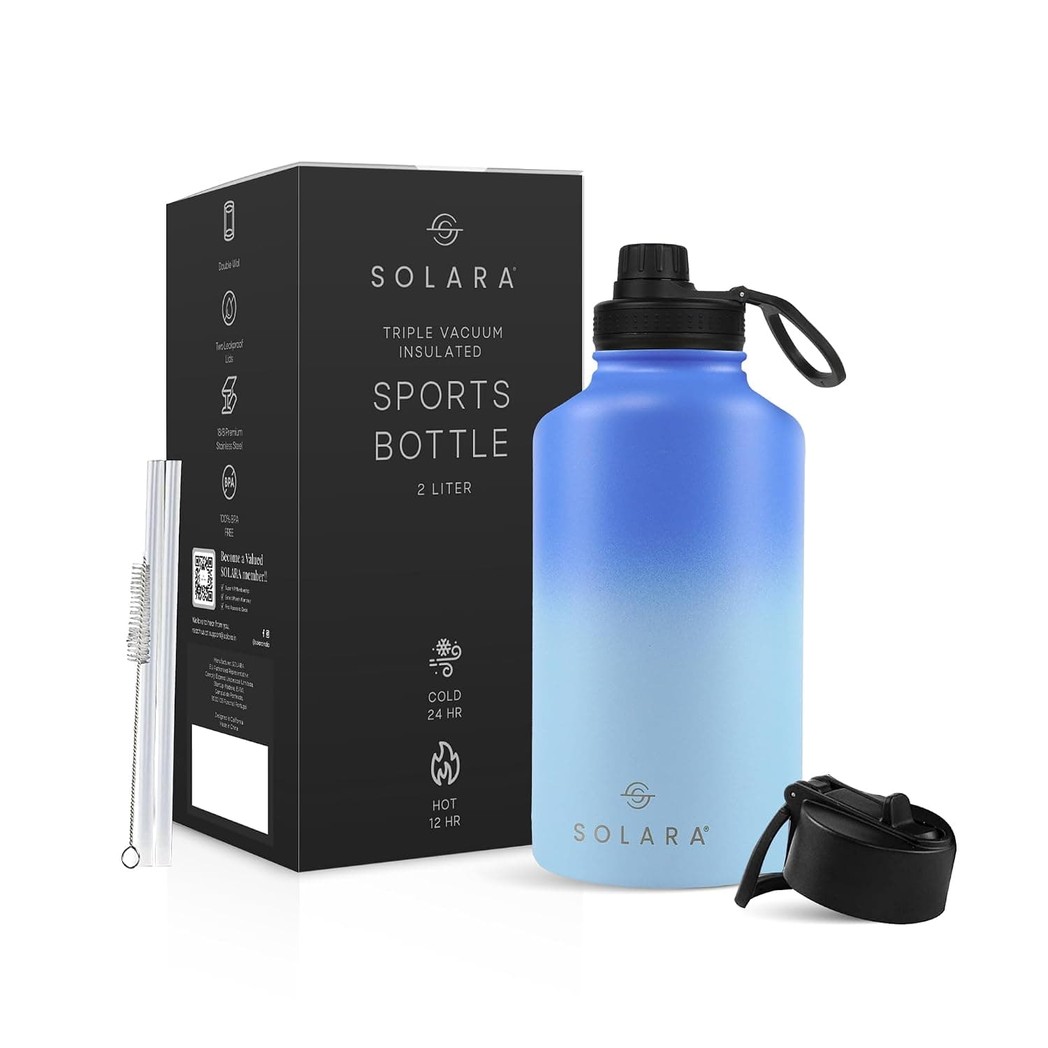 SOLARA Insulated Water Bottle 2000ml
