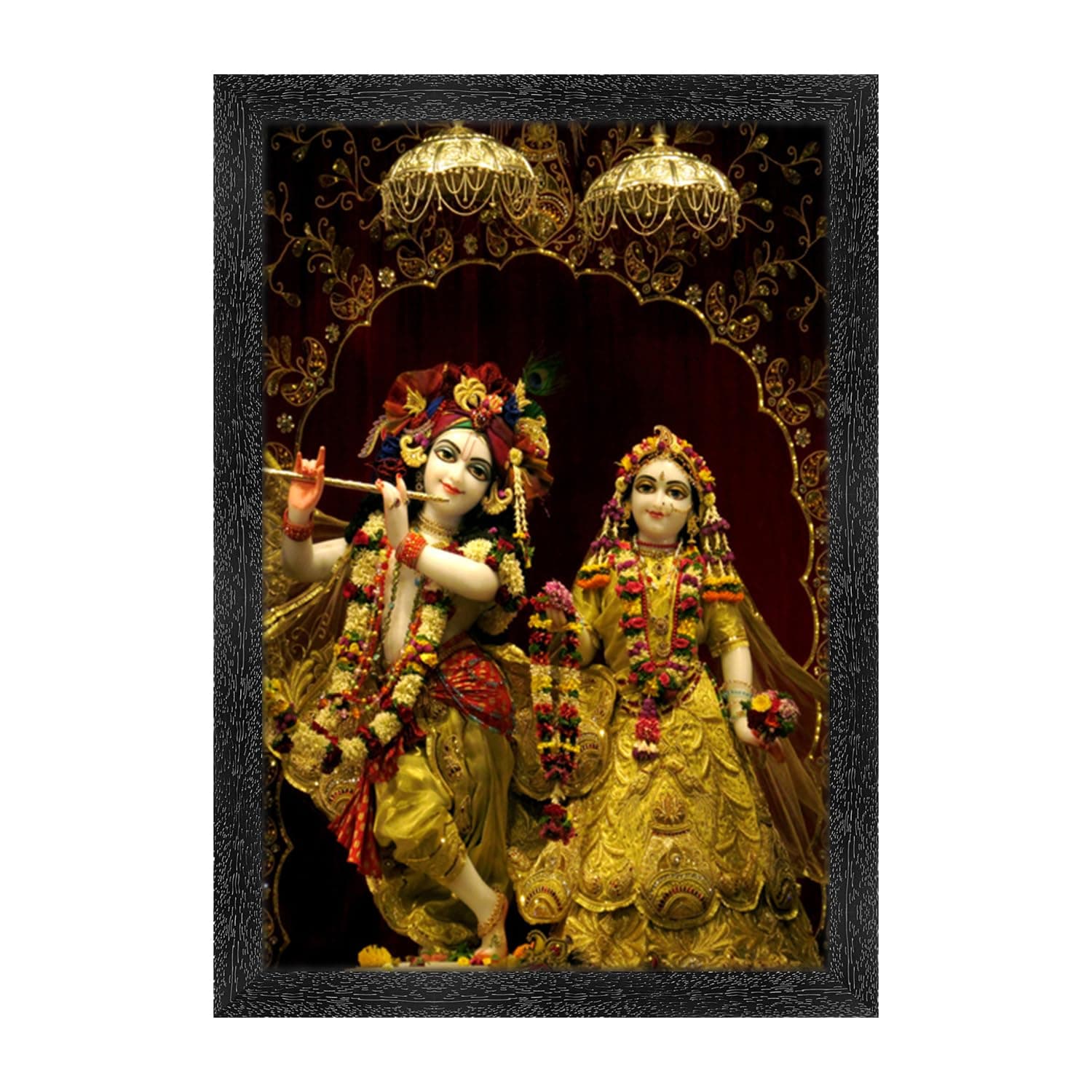 Dharvika Innovations Radha Krishna Photo Frame