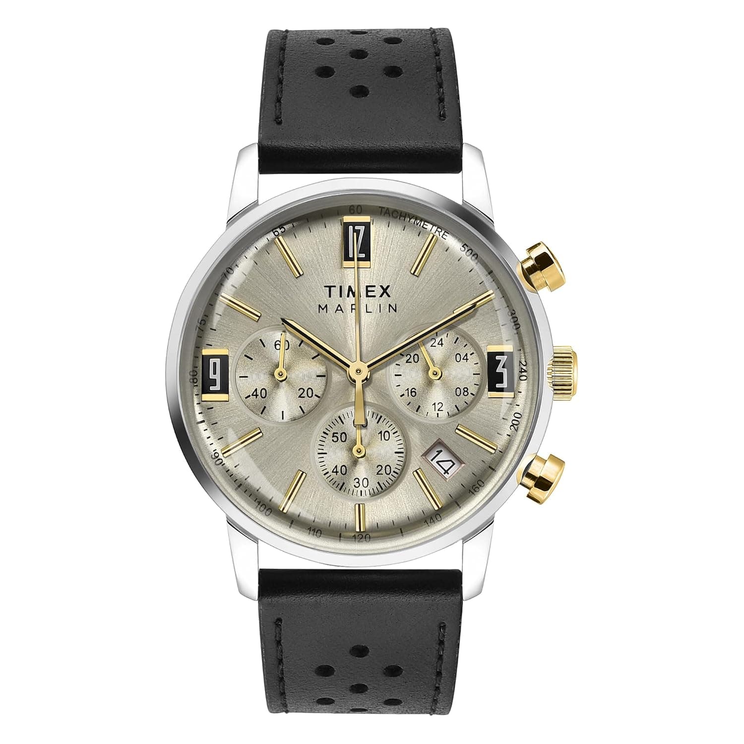 TIMEX Marlin Analog Watch for Men with Round Dial & Water Resistant