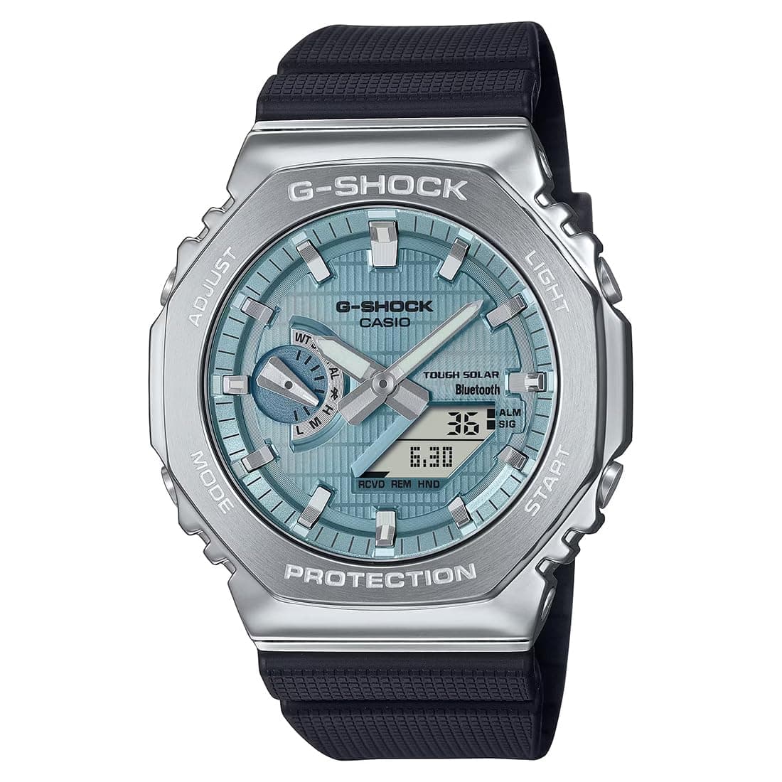 Casio G-Shock GBM-2100A-1A2DR Bluetooth Analog-Digital Turquoise Blue Dial