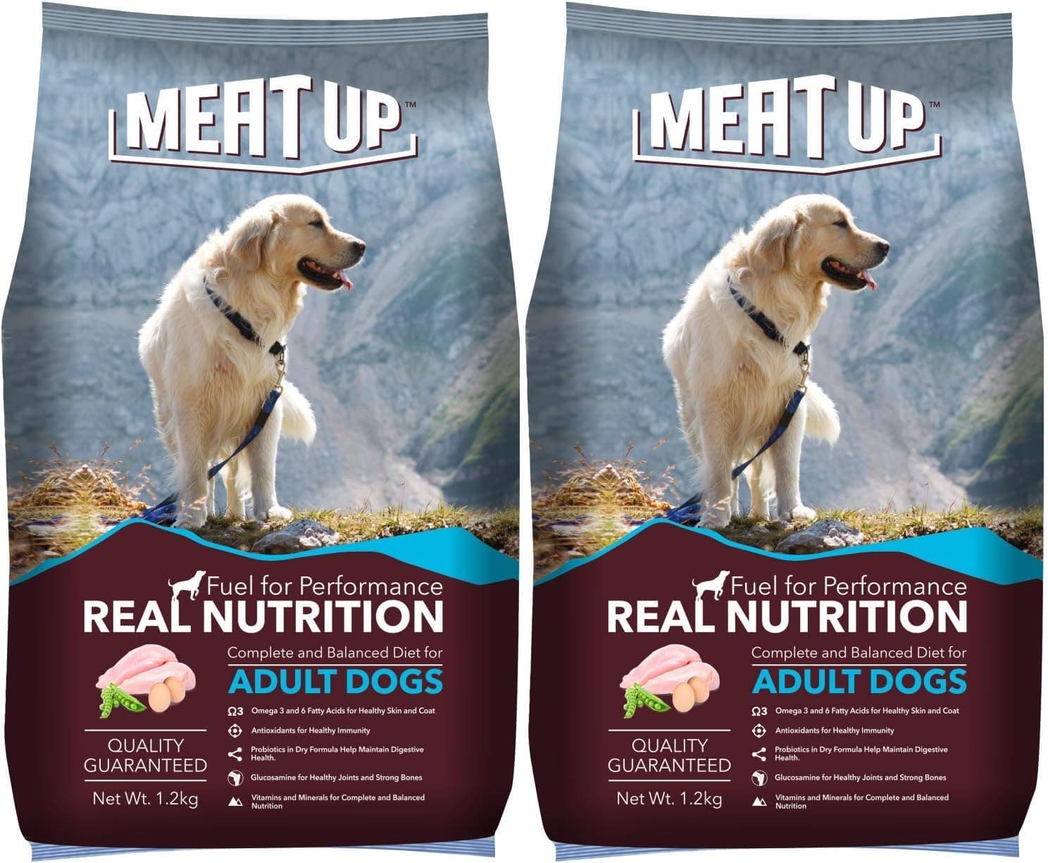 Meat Up Adult Dry Dog Food 2.4kg