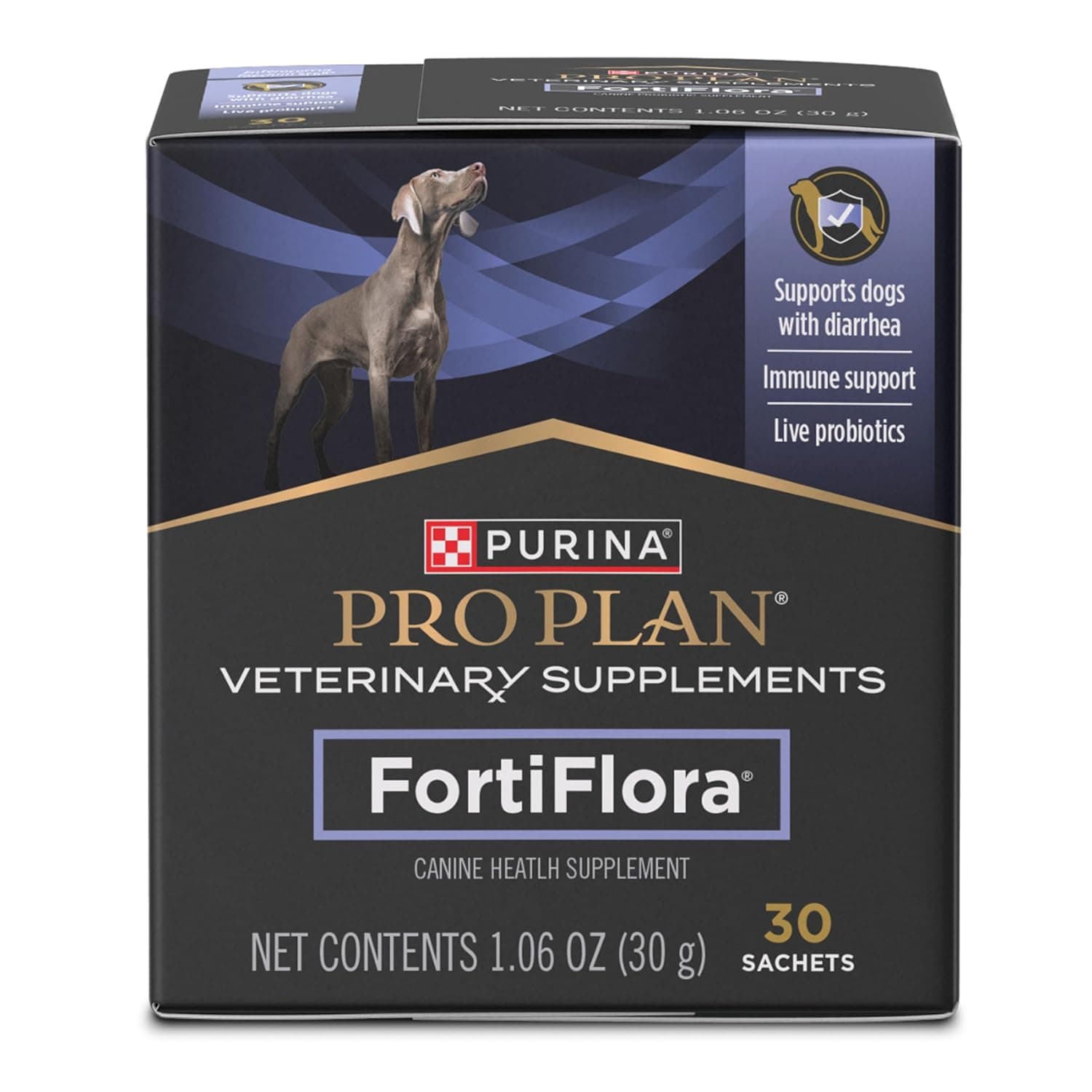 Purina Fortiflora Canine Nutritional Supplement Box