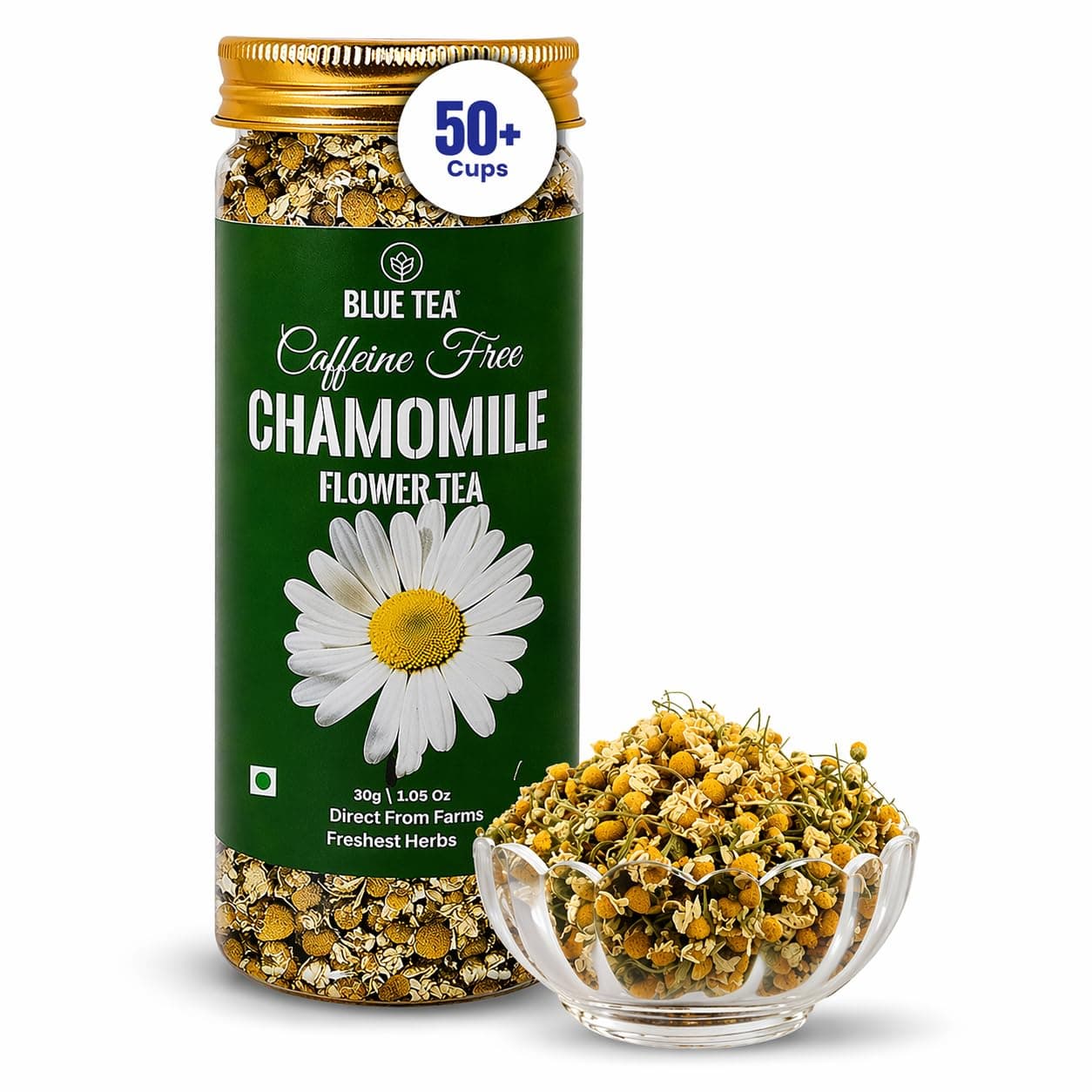BLUE TEA - Chamomile Tea - 30 g - 50+ Cups